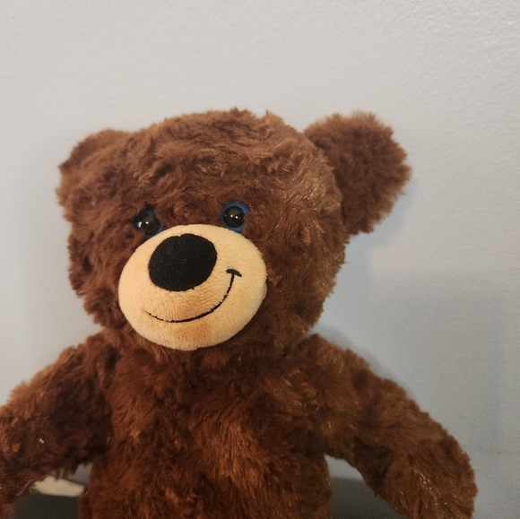 Build A Bear WorkShop St.Louis Cardinals Small Brown Bear 10in 06/18. Blue Eyes - Picture 4 of 11